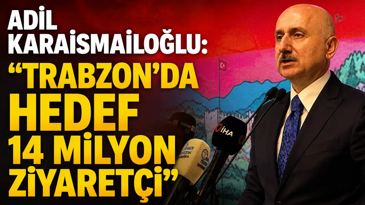 Adil Karaismailoğlu: “Trabzon’da hedef 14 milyon ziyaretçi”