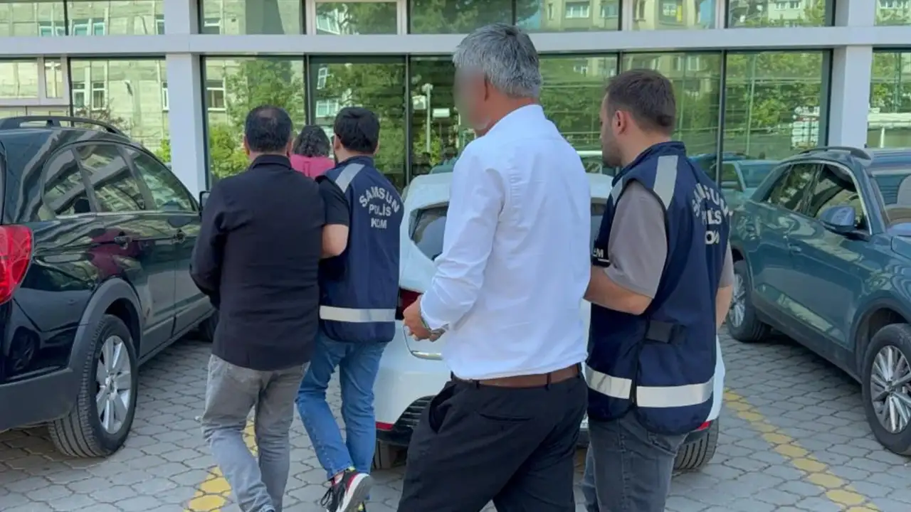 Samsun'da tefecilik operasyonunda 2 şüpheli adliyeye sevk edildi