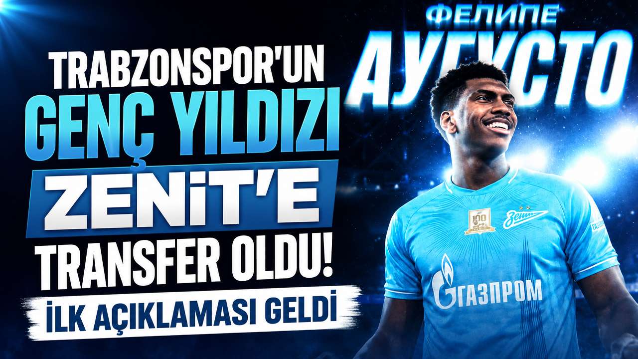 Trabzonspor'un genç yıldızı Zenit'e transfer oldu! İlk açıklama geldi