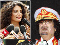 Kaddafi''ye hostes gelin