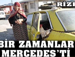 Rizeli Mercedes'i kümes yaptı