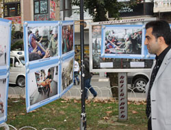 Akçaabat'ta Çin zulmü sergisi