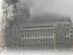 Haydarpaşa Tren garında yangın