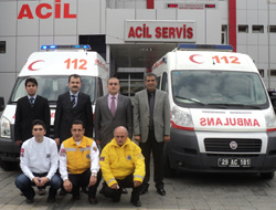 Gümüşhane'ye acil yardım hizmeti