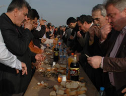 750 kilo hamsi 1 saatte bitti!