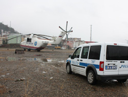 Polisin helikopter nöbeti