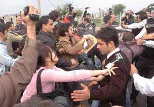 Üniversitede Erdoğan'a protesto