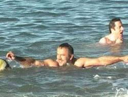 Rize'de deniz sezonu açıldı