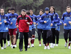 Trabzonspor'da kampın ilk idmanı