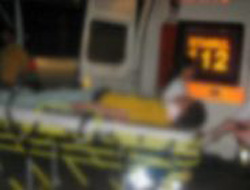 Tam 20 metre yerde sürüklendi