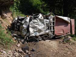 Giresun'da minibüs faciası