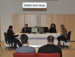 Trabzon'a bordo - mavi masa