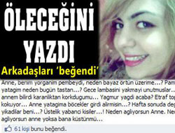 Tam 61 arkadaşı ölümü beğendi