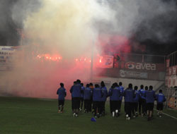 Trabzonspor'da coşkulu idman