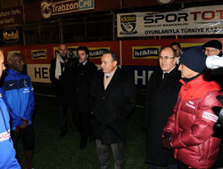 Vali Kızılcık TS idmanında!