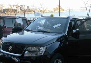 Başkanın makam aracına haciz