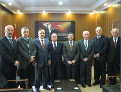 Çaykara Kaymakamına ziyaret