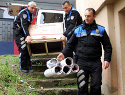 Polisten kış yardımı!