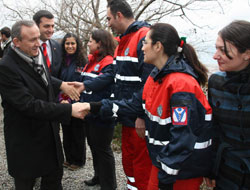 Kızılcık'tan sporculara ziyaret