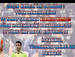TS'lilerin hakem tepkisi dinmiyor