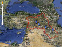 Google Kürdistan'ı çizdi!