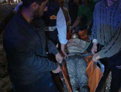 İnşaat işçilerin üstüne çöktü!