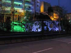 Trabzon'da şelale ışıl ışıl!