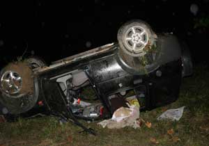 Otomobil kaza yaptı: 5 yaralı