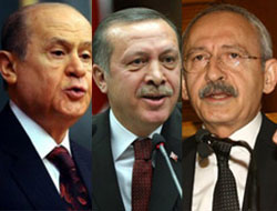 Mecliste liderlerin mesaj yağmuru