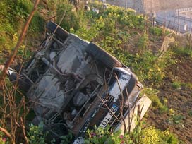 Trabzon yolunda trafik kazası!