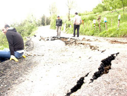 Trabzon'da heyelan!