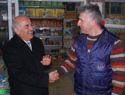 Aydın Bıyıklıoğlu esnafla buluştu