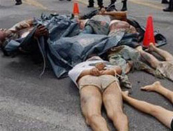 Sekiz başsız ceset şoku!