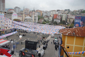 Rize'de Başbakan hareketliliği