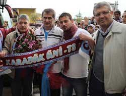 Karabük'te coşkulu karşılama