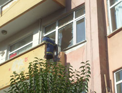 Beyoğlu'nda tüp patladı!