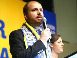 Erdoğan'ın oğlu Bilal de kürsüde...