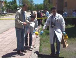 Evinin önünde öldürüldü!