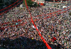 Hangi siyasi lider kaç miting yaptı?