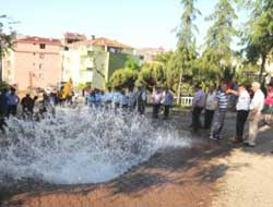 Trabzon'da sokak nehir oldu