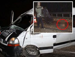 Feci kazada kafası koptu!