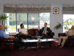 Akgül’den TS kulübüne ziyaret