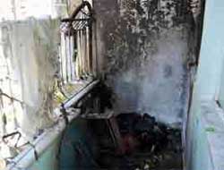 Yaşlı kadın feci şekilde can verdi