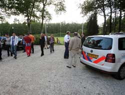 TS'nin akşam idmanına polis!