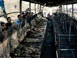 26 kişi canlı canlı kül oldu