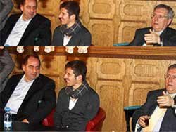 O savcı ile Aziz Yıldırım masada