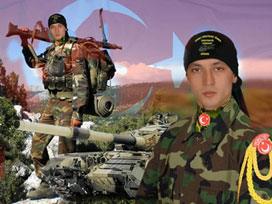 Askerin üzerine kaya düştü:1 şehit