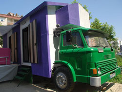 Ordu'da kamyon otel!