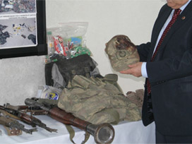 Teröristlerden cephanelik çıktı!