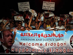 Başbakan'a coşkulu karşılama!